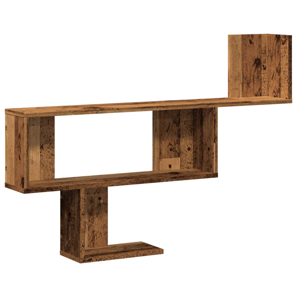 vidaXL Wandschap 100x15x70 cm bewerkt hout wit