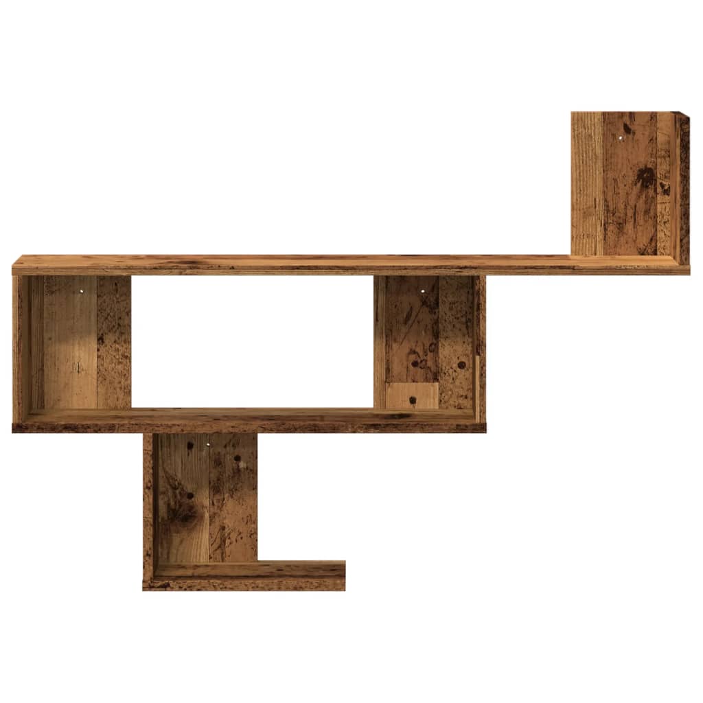 vidaXL Wandschap 100x15x70 cm bewerkt hout wit