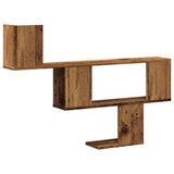 vidaXL Wandschap 100x15x70 cm bewerkt hout wit