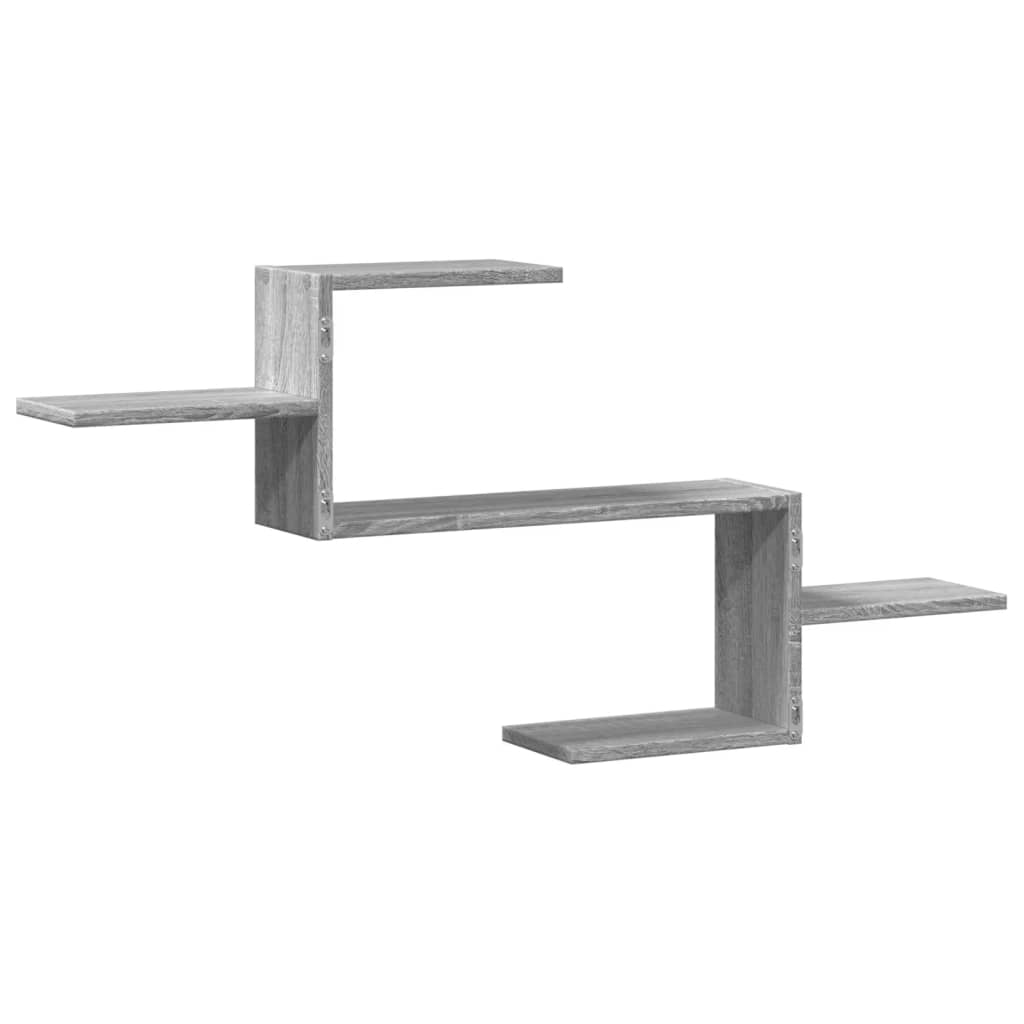 vidaXL Wandschap 104x15x49 cm bewerkt hout wit