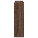 vidaXL Wandschap 96x18x60 cm bewerkt hout bruin eikenkleurig