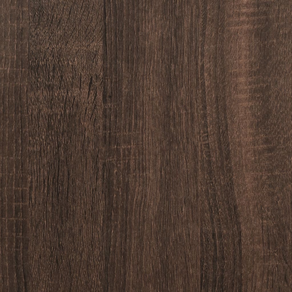 vidaXL Wandschap 96x18x60 cm bewerkt hout bruin eikenkleurig