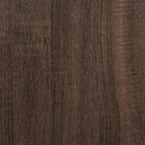 vidaXL Wandschap 96x18x60 cm bewerkt hout bruin eikenkleurig