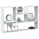 vidaXL Wandplank Wit 99x15x60 cm Bewerkt Hout