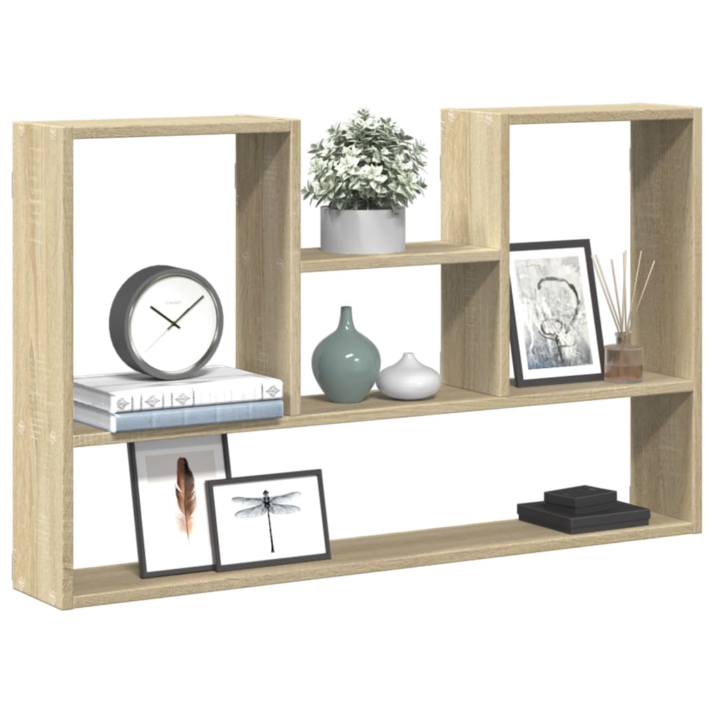 vidaXL Wandplank Wit 99x15x60 cm Bewerkt Hout