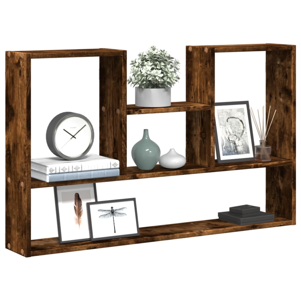 vidaXL Wandplank Wit 99x15x60 cm Bewerkt Hout