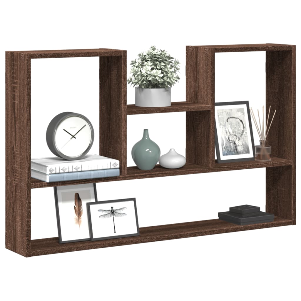vidaXL Wandplank Wit 99x15x60 cm Bewerkt Hout