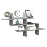 vidaXL Wandschap 124,5x18x60,5 cm bewerkt hout wit