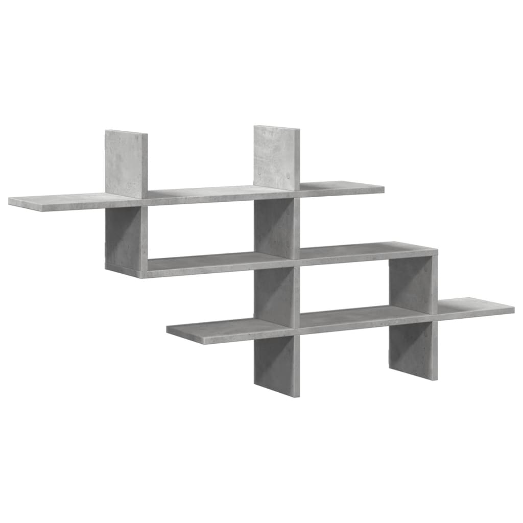 vidaXL Wandschap 124,5x18x60,5 cm bewerkt hout wit