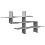 vidaXL Wandschap 124,5x18x60,5 cm bewerkt hout wit