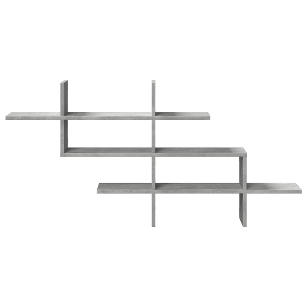vidaXL Wandschap 124,5x18x60,5 cm bewerkt hout wit