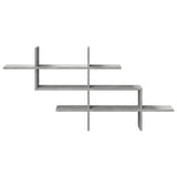 vidaXL Wandschap 124,5x18x60,5 cm bewerkt hout wit
