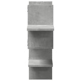 vidaXL Wandschap 124,5x18x60,5 cm bewerkt hout wit