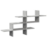 vidaXL Wandschap 124,5x18x60,5 cm bewerkt hout wit