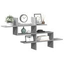 vidaXL Wandschap 124,5x18x60,5 cm bewerkt hout wit