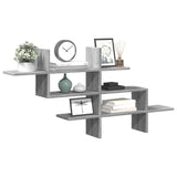 vidaXL Wandschap 124,5x18x60,5 cm bewerkt hout wit