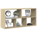 vidaXL Wandschap 100x25x50 cm bewerkt hout wit