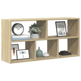 vidaXL Wandschap 100x25x50 cm bewerkt hout wit