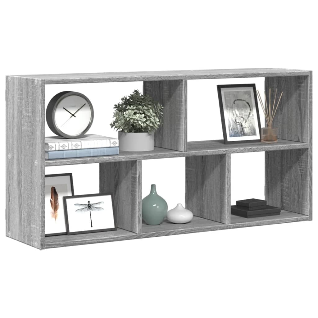 vidaXL Wandschap 100x25x50 cm bewerkt hout wit