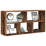 vidaXL Wandschap 100x25x50 cm bewerkt hout wit