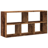 vidaXL Wandschap 100x25x50 cm bewerkt hout wit