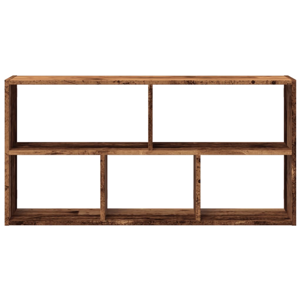 vidaXL Wandschap 100x25x50 cm bewerkt hout wit