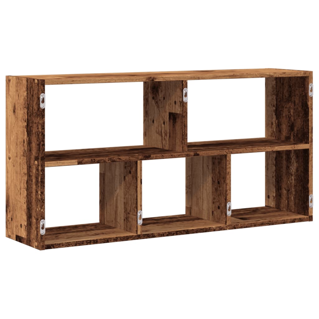 vidaXL Wandschap 100x25x50 cm bewerkt hout wit