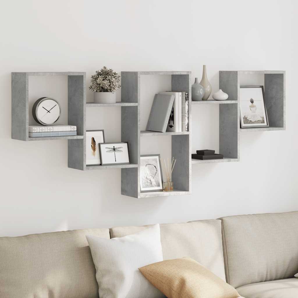 vidaXL Wall Shelf 159x18x66 cm Engineered Wood White