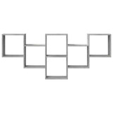 vidaXL Wall Shelf 159x18x66 cm Engineered Wood White