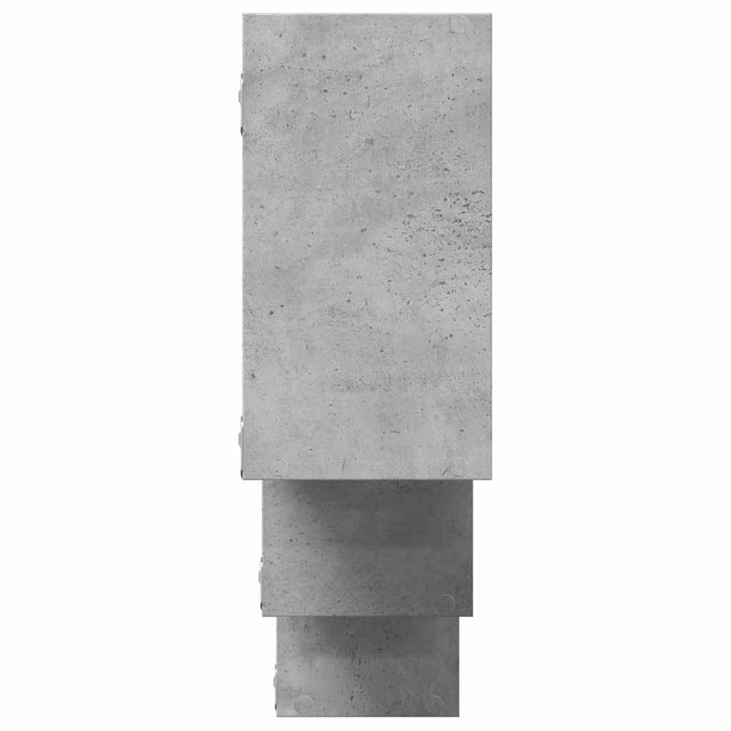 vidaXL Wall Shelf 159x18x66 cm Engineered Wood White