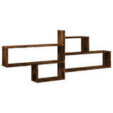 vidaXL Wandschap 167,5x18x68 cm bewerkt hout wit