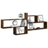 vidaXL Wandschap 167,5x18x68 cm bewerkt hout wit