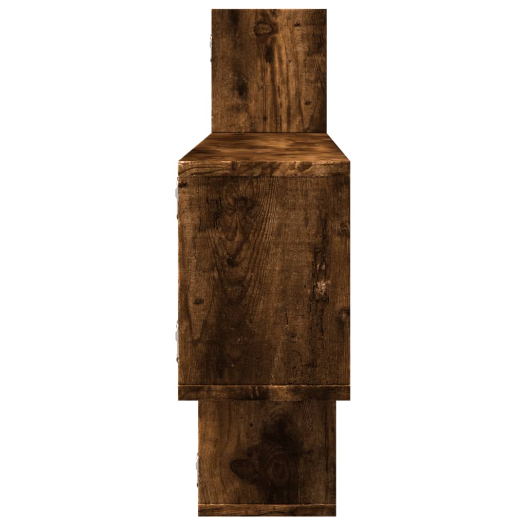 vidaXL Wandschap 167,5x18x68 cm bewerkt hout wit