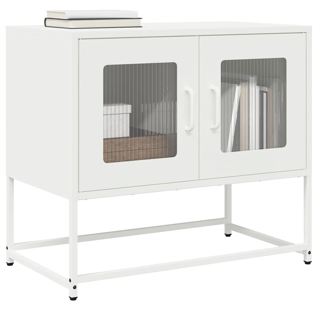 vidaXL TV Cabinet 68x39x60.5 cm Cold-Rolled Steel Black