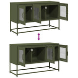 vidaXL TV Cabinet 68x39x60.5 cm Cold-Rolled Steel Black