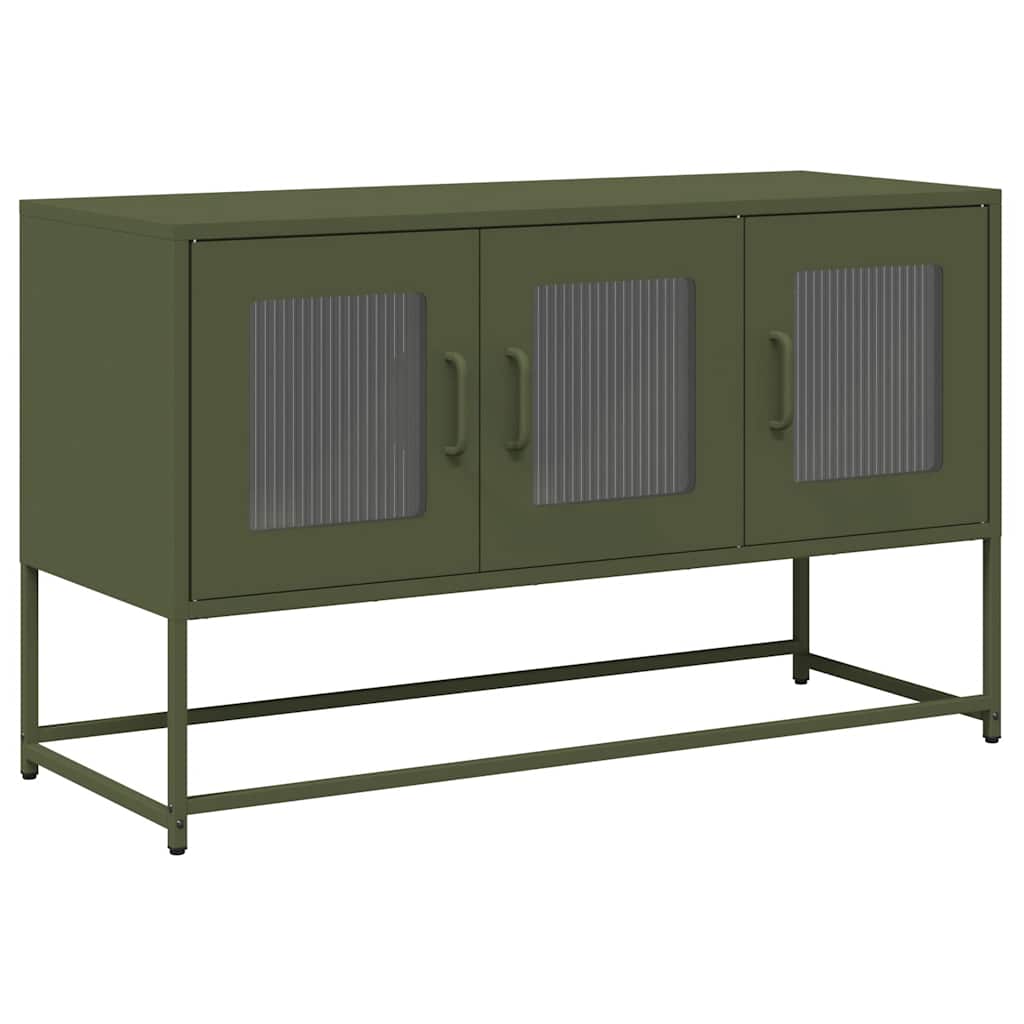 vidaXL TV Cabinet 68x39x60.5 cm Cold-Rolled Steel Black