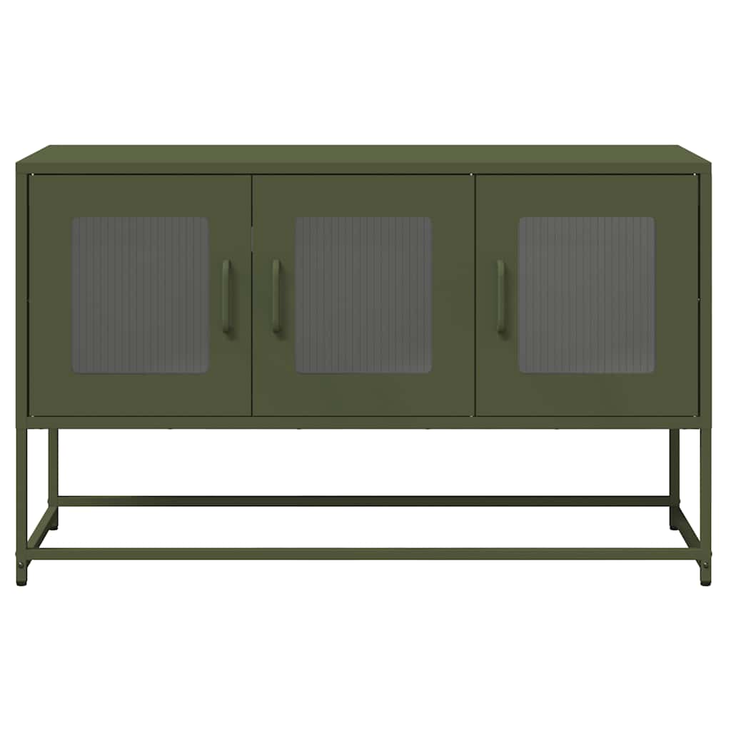 vidaXL TV Cabinet 68x39x60.5 cm Cold-Rolled Steel Black