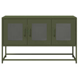 vidaXL TV Cabinet 68x39x60.5 cm Cold-Rolled Steel Black