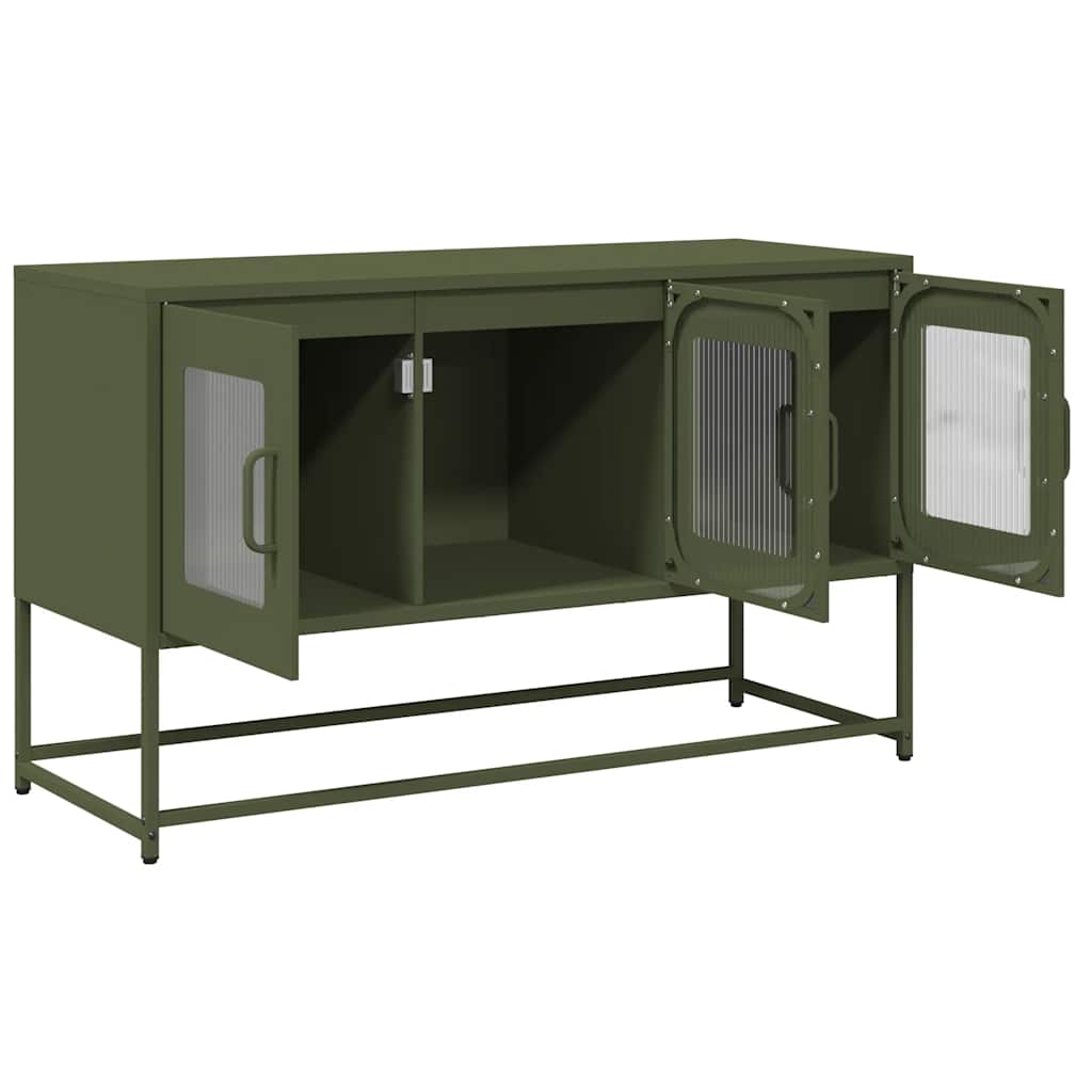 vidaXL TV Cabinet 68x39x60.5 cm Cold-Rolled Steel Black