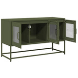 vidaXL TV Cabinet 68x39x60.5 cm Cold-Rolled Steel Black