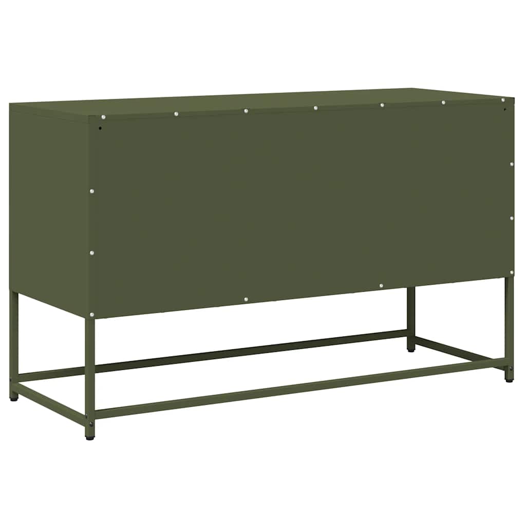 vidaXL TV Cabinet 68x39x60.5 cm Cold-Rolled Steel Black