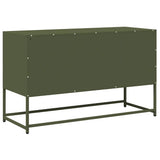 vidaXL TV Cabinet 68x39x60.5 cm Cold-Rolled Steel Black