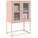 vidaXL High Cabinet 68x39x107 cm Steel Black