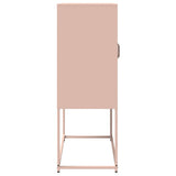 vidaXL High Cabinet 68x39x107 cm Steel Black
