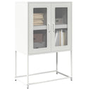 vidaXL High Cabinet 68x39x107 cm Steel Black