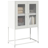 vidaXL High Cabinet 68x39x107 cm Steel Black