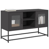 vidaXL TV cabinet 100.5x39x60.5 cm steel black