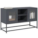 vidaXL TV cabinet 100.5x39x60.5 cm steel black