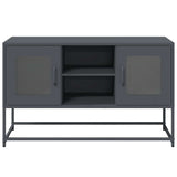 vidaXL TV cabinet 100.5x39x60.5 cm steel black