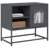 vidaXL TV cabinet 100.5x39x60.5 cm steel black